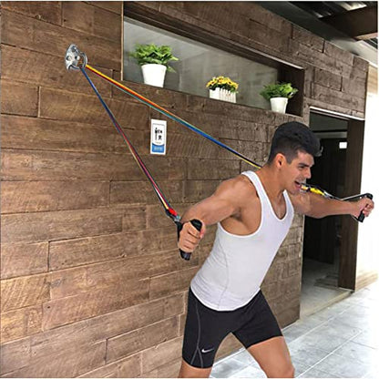 XXHong 2PCS Heavy Duty Resistance Band Wall Anchor Workout Wall Mount Anchor for Home Gym Strength Training Physical Exercise