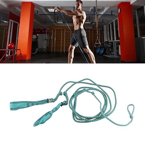 Yoga Stretching Strap with Handle, 8mm SPS Intermediate Muscle Spiral Stabilization Training Sport Stretches Rope for Exercise and Flexibility