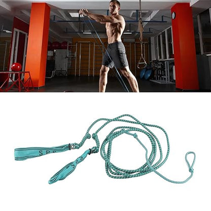 Yoga Stretching Strap with Handle, 8mm SPS Intermediate Muscle Spiral Stabilization Training Sport Stretches Rope for Exercise and Flexibility