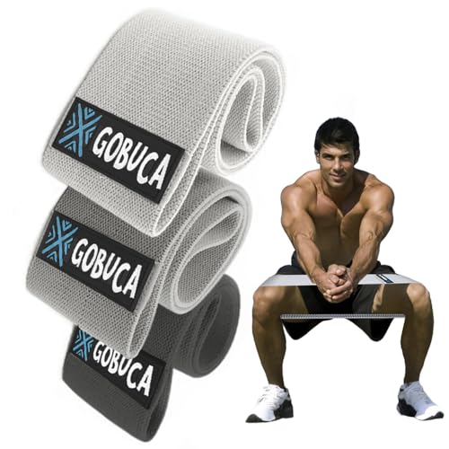 Resistance Bands Set for Men & Women – Hip & Long Fabric Booty Bands for Glutes, Legs, Full Body – Non-Slip Workout Bands for Strength Training, Home Gym, Recovery & Toning