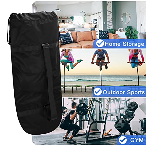 Xxerciz Carrier Bag for Foldable Mini Trampoline, Outdoor Travel Storage Bag with Shoulder Strap with Drawstring for Gym Sports Home Storage