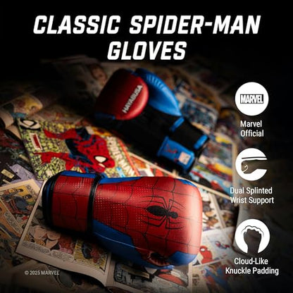 Hayabusa Marvel Classic Boxing Gloves for Men, Women & Kids – Officially Licensed | 16oz 12oz 8oz 6oz Training, Sparring, Bag & Pad Work