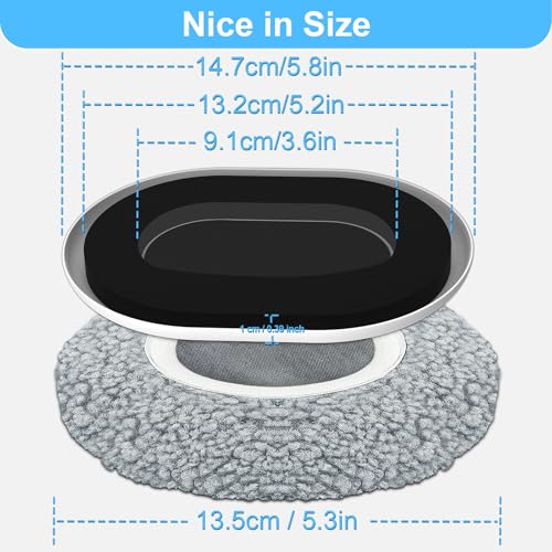 New Upgrade Furniture Movers Sliders, 8+8 Pack 5.8 * 4.3" Multi-Surface Furniture Sliders with Groove Design, Oval 8PCS Moving Pads and 8 Hardwood Socks, Protect Floor and Easily Move Furniture - size: 5.8*4.3in Oval 8+8Pack