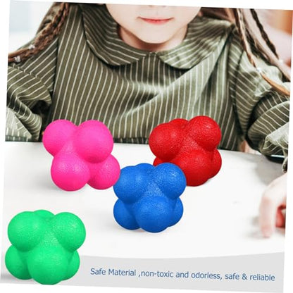 VANZACK 6pcs Hexagonal Reaction for Agility Training Exercise for Hand-Eye Coordination Sports Training and Improvement All Ages