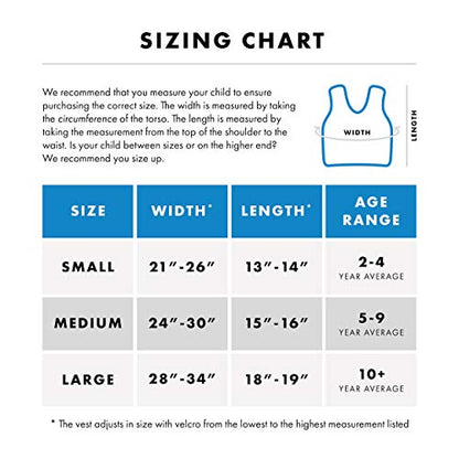Weighted Vest for Kids - Neoprene Compression Vest - Ages 5 to 9 - Adjustable Kids Weighted Vest with 2lb Weight - Breathable and Washable Compression Vest - Medium