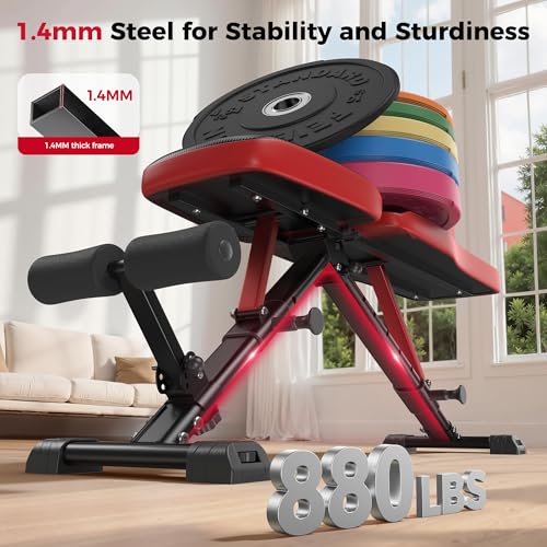 FLYBIRD Adjustable Weight Bench, Full Body Workout Bench for Home Garage Gym Strength Training, Incline Flat Decline for Sit Up Bench Press - color: C-FB299