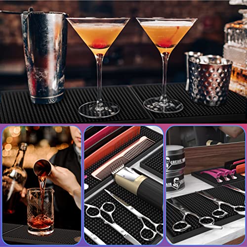 Noverlife Barber Work Station - Flexible PVC Heavy Duty Antiskid Rubber Mat for Salon, Heat-Resistant Pad for Hair Tools