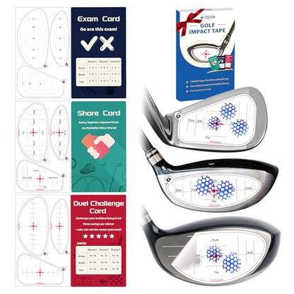 Golf Impact Tape, Golf Training Aid for Instant Impact Feedback - style: 150PC-Left-Handed Stickers