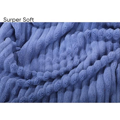 Luxury 2-Piece Quick-Dry Bath Towel Set 27.5X 55 Inches – Ultra Soft Microfiber for Bathroom, Bar, Pool, Gym & Travel – Elegant Twill Design - color: 2blue