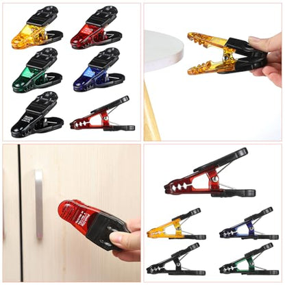 Shappy 10 Pcs Graded Pinch Exerciser Grip Finger Strength Trainer Pinch Clips Rehab Thumb Exerciser Hand Therapy Equipment for Recovery Conditioning from Injuries Surgery, 5 Colors