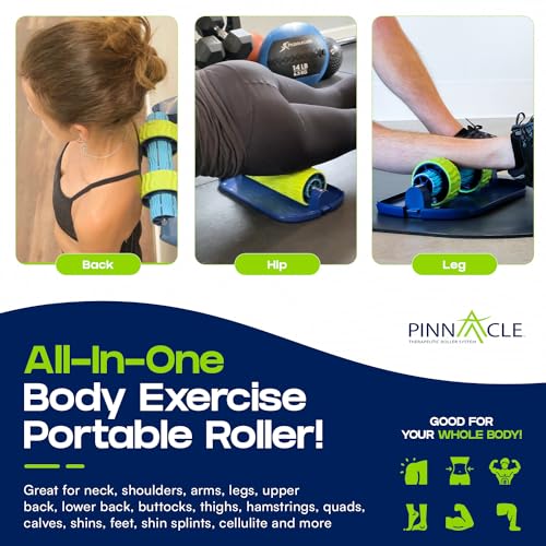 Pinnacle TRS Massage Roller - Modular Portable Muscle Roller for Sore Muscles and Full Body Adjustments - style: Wall Mount