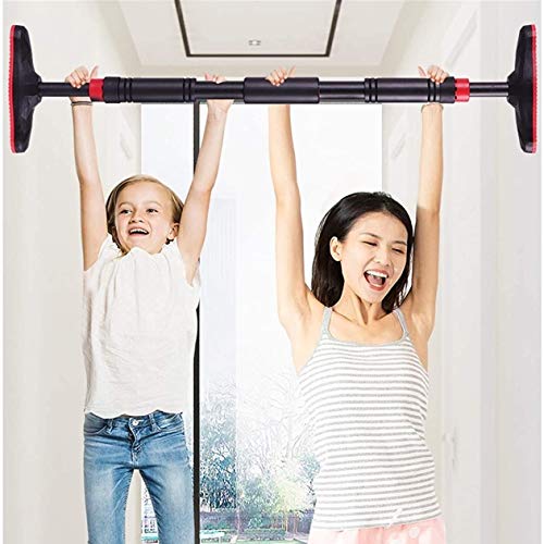 Door Bar Hole-Free Household Wall Indoor Pull-up Device Exercise Fitness Equipment Exercise Equipment Door Pull Up Bar - size: 90-130cm