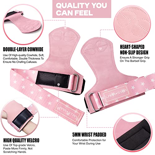 Weight Lifting Wrist Straps for Maximum Grip Support,Lifting Strap for Weightlifting, Gym Grips Hook for Deadlifts, Powerlifting, Heavy Shrug Women/Men