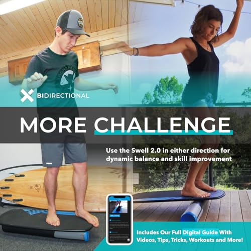 Revbalance Swell 2.0 - Surf & Paddle Balance Board Trainer - color: Reef - Teal