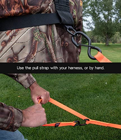 Minimalist Deer Drag Harness (Adult to 50" Girth)