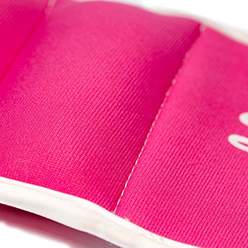 Ankle Weights Set - 0.5lb, 1lb, 2lbs, 3lbs, 4lbs, 5lbs, 8lbs and Adjustable Sets - for Women, Men and Kids - color: Pink, style: 0.5lb each (1lb pair)