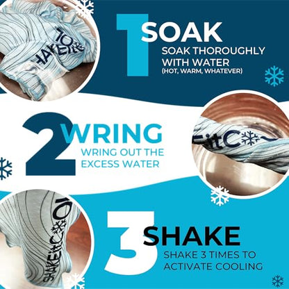 Original Cooling Towel – Soft, Lightweight, Heat Relief – Perfect for Biking, Running, Yoga, Gym, Gardening – MatchPoint - color: Matchpoint