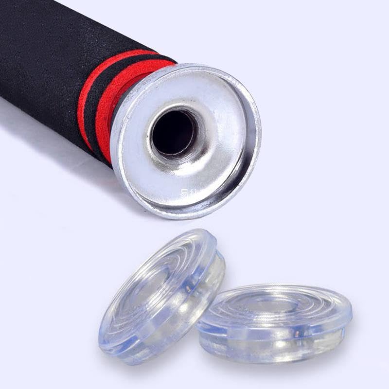 4 Pack Doorway Pull Up Bar End Pad Replacement Non-Slip Wall-Mounted Chin-Up Bar Locking Rubber Pads for Doorway Chin Up Bar No Screw Door Exercise Bar Strength Training Upper Body Workout Bar