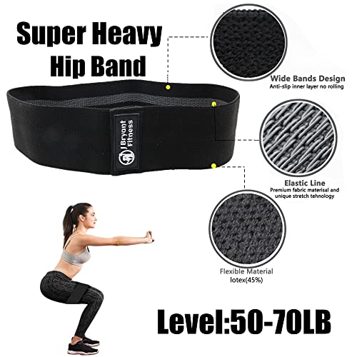 J Bryant Barbell Pad Set with 2 Ankle Straps for Cable Machines Hip Resistance Band Weight Lifting Straps Thick Cushion Hip-Thrusts Pad with Carry Bag for Squats Bench Press Workout - color: black set