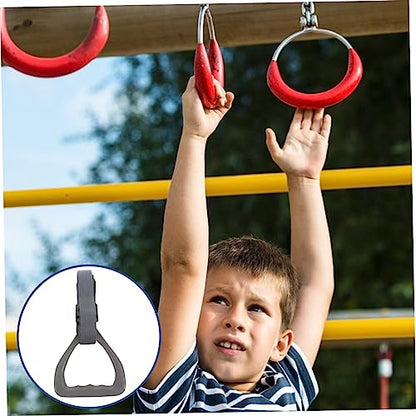 Adjustable Gymnastic Rings Set for Boys and Girls Sturdy Fitness Equipment Straps for Strength Building and Shoulder Joint Exercises