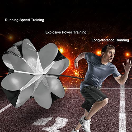 Uyomal Running Speed Training,Speed Chute Resistance Parachute for Speed and Acceleration Training 56-Inch
