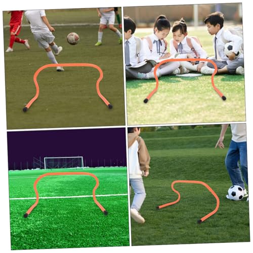 Abaodam 3pcs Agility Hurdles for Sports Training Lightweight Plastic Track Hurdles for Boys and Girls Athletes Speed and Coordination Skills for Football Soccer and Track Training