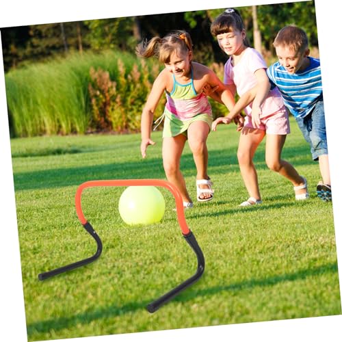 Toyvian Agility Hurdle for Soccer Training Wear-Resistant Professional Track Hurdle Dual Height Settings for Boys and Girls Coordination Drills