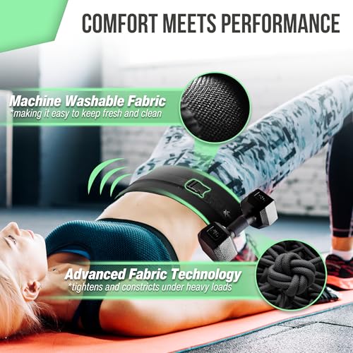 Premium Hip Thrust Belt for Dumbbells Heavy, Hip Thrust Band for Weights, Glutes, Booty Belt Ideal for Workout, Weighted Belt for Women, Dumbbell Strap for Hip Thruster, Waist Weight Belt