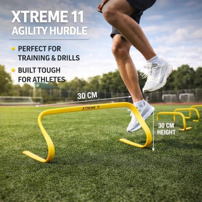 Agility Hurdles - for Athletes of All Skill Levels, Training Hurdles for Sports, Fitness, and Agility Drills - Speed Hurdles for Soccer and Football Training - 8 pieces of Hurdles of 5.9-Inch