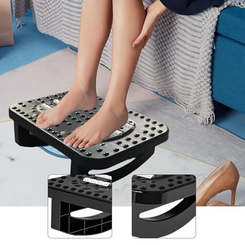 Foot Rest Under Desk Foot Stool Ergonomic with Massage Rocker Balance Board for Support