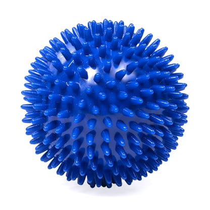 Soft-Spike Massage Ball, Trigger Point Therapy Ball for Muscle Tension Relief, Plantar Fasciitis, Myofascial Release, 10cm, Blue - color: Blue, size: 10cm