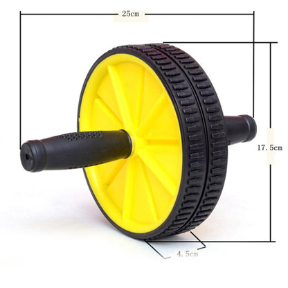 SUPVOX Ab Roller Wheel, Abdominal Double Wheel Ab Workout Equipment Home Gym Fitness Device Steel Tube Abdomen Trainer for Core Strength Quiet Workouts for Men Women Beginners