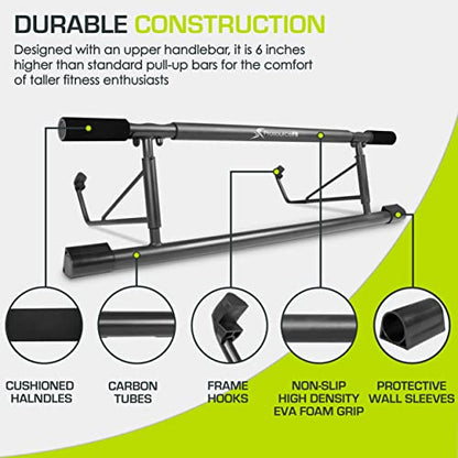 ProsourceFit Pull Up Bar for Multi Use Fitness & Home Gym Exercise - style: Foldable