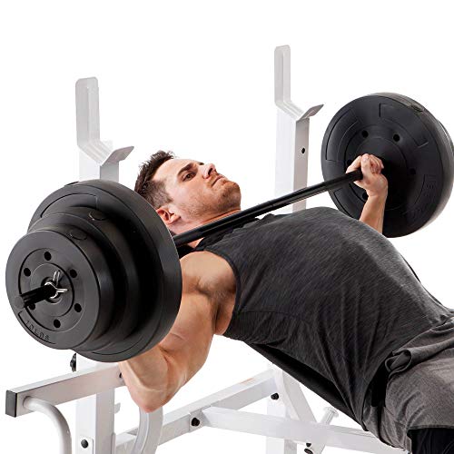Marcy Diamond Elite Classic Multipurpose Workout Lifting Weight Bench for Home and Gym Strength Training