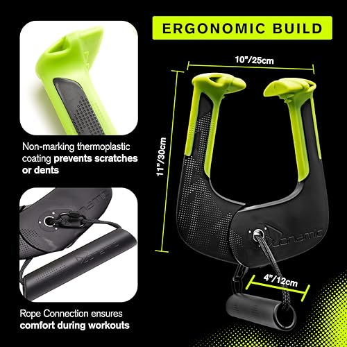 Eleviia: Portable Doorway Pull-Up Bar – Lightweight, Travel-Ready, 250 lb Capacity