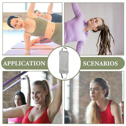 GANAZONO Canvas Weight Training Sandbag for Yoga and Fitness Adjustable Resistance Multi-Function Exercise Bag with Handles for Arm and Leg Workouts Suitable for Home and Gym