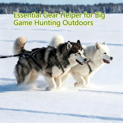 Weight Pulling Dog Harness for Dogs - Dog Pulling Harness for Sled & Running Training (Forest Green,L)