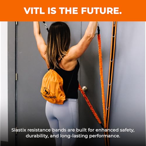 Stroops VITL Slastix Resistance Bands Set, All-in-One Full Body Workout Kit - color: Black, size: Full Kit