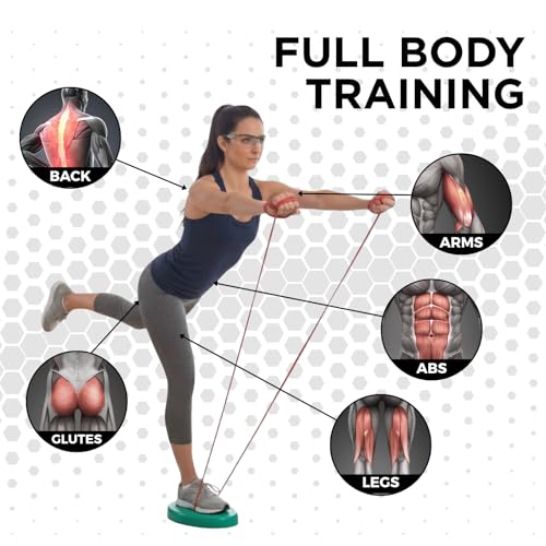 THERABAND Resistance Tubes, Begginer Set, Yellow, Red, and Green, 5 ft Latex Tubing, Home or Clinic Use, Cut-to-Fit, Color-Coded Resistance Bands for Upper & Lower Body Workouts