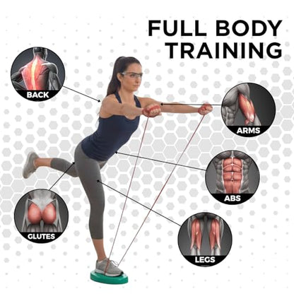 THERABAND Resistance Tubes, Begginer Set, Yellow, Red, and Green, 5 ft Latex Tubing, Home or Clinic Use, Cut-to-Fit, Color-Coded Resistance Bands for Upper & Lower Body Workouts