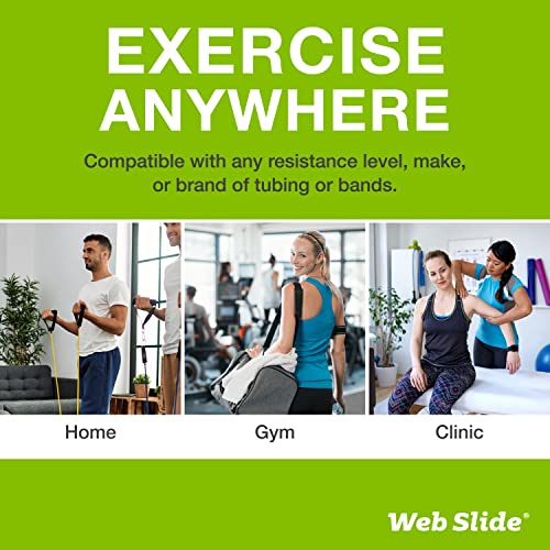 Web Slide-Standard Web Anchor Strap - 12 Pack - Physical Rehab Accessory for Clinic, Home, or Gym