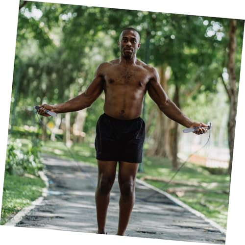 Electronic Counting Jump Rope for Fitness and Weight Loss Steel Wire Sturdy Skipping Rope with Digital Counter for Outdoor Exercise