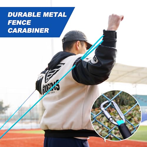 SunNordik Resistance Bands for Pitchers, Baseball & Softball Training Equipment for Improving Arm Strength & Pitching Training, Baseball Pitching Bands for All Skill Levels - style: High School Level (20LB)