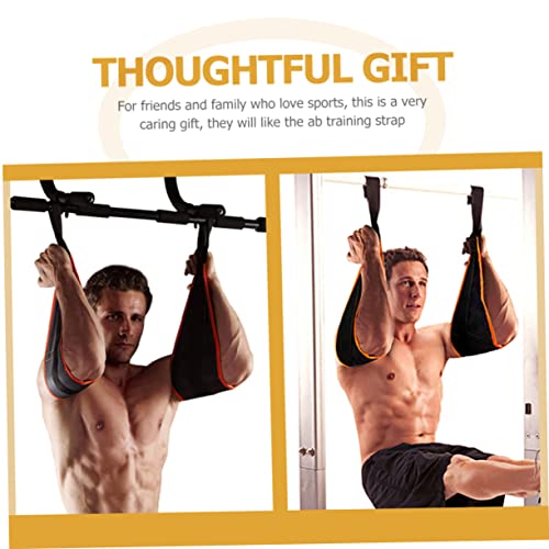 Generic 1set Professional Ab Sling Straps for Home Gym Training Comfortable Hanging Abdominal Workout Equipment for Daily Use Living Room Gym Office