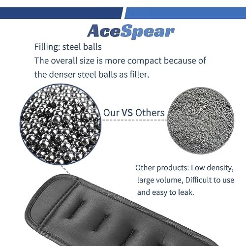 Ankle Weights for Men Women Wrist Weights 2 * 1lb 2lbs 3lbs 4lbs 5lbs 6lbs Leg Weights Sandbags Kids Arm Hand Weights for Fitness Walking Running Gym