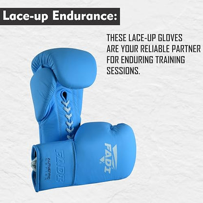 A2 Lace Up Boxing Gloves for Men and Women, Full Grain Cowhide Leather Professional Training and Sparring Gloves for Heavy Bag, Muay Thai, Kickboxing and MMA
