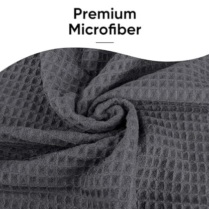 HOMEXCEL Hot Yoga Towels 2 Pack, (26.5" x 72") Non-Slip & Ultra-Absorbent Microfiber Yoga Mat Towels for Hot Yoga, Pilates, Exercise, Fitness, Bikram and Workout, Grey - color: Grey