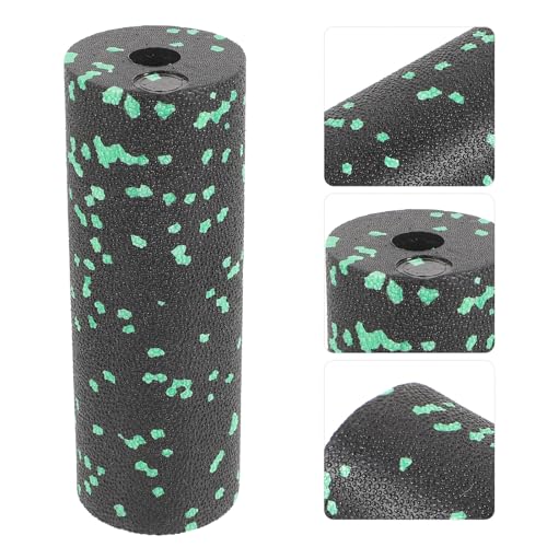 Toyvian Compact Foam Roller Column for Muscle Relaxation, Small Hollow Fitness Massager, Portable Green Sports Exercise Therapy Tool for Home and Travel