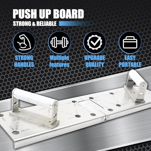 Push Up Board Full Metal Multi Functional Heavy Duty pushup board Pectoral Muscle Arm Exercise Professional Equipment Home Gym Equipment, Best Choice for Fitness Professionals Gift