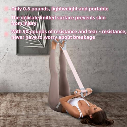 Multifunctional Tension Rope Sit-Up Assistance, Knitted Fitness Equipment for Abdominal/Waist/Arm/Leg Stretching & Weight Loss Training